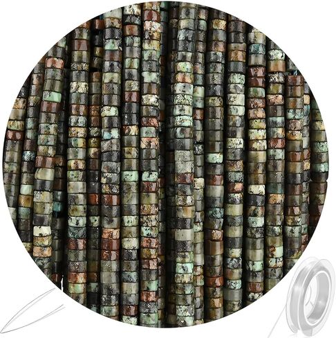 300pcs Dragon Dragon Blood Spacer Beads 2mmx4mm صغيرة شبه حجرية ثمينة Heishi Disc Rondelle Loose Gemstone Mods for Jewelry Making Bracelets Crafts Design Design in Kuwait