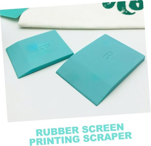 Gadpiparty 2pcs Screen Printing Squeegee Rubber Blade Scraper Flat Printing Tool for Screen in Saudi Arabia