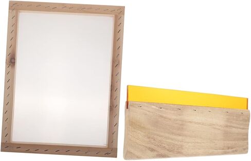 1SET WOOD Rubber Screen Printing Squeegee مكشطة حبر مياه متينة للطباعة اليدوية للتطبيقات الرسومية النسيجية مستلزمات طباعة شاشة التكلفة in Kuwait