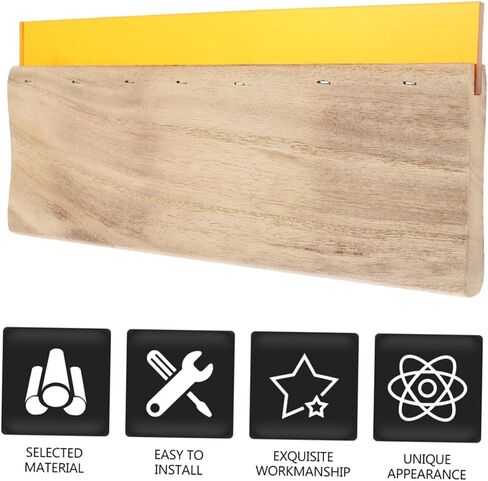 1SET WOOD Rubber Screen Printing Squeegee مكشطة حبر مياه متينة للطباعة اليدوية للتطبيقات الرسومية النسيجية مستلزمات طباعة شاشة التكلفة in Kuwait