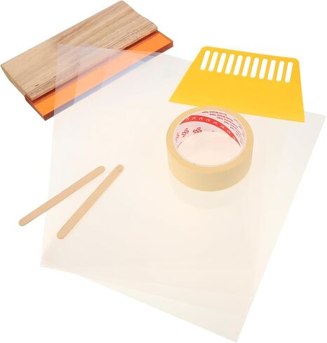 Homsfou 1SEST Professional Screen Printing Kit of Dating Ink Cackables and Accessories for Graphic Textile Applications سهلة الاستخدام لمشاريع DIY in Saudi Arabia