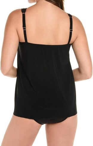 Miraclesuit Women's Swimwear DD-Cup Illusionist Mirage High Neckline Underwire Tankini Bathing Suit Top in Saudi Arabia
