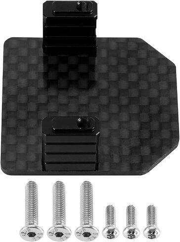 INJORA Carbon Fiber & Aluminum Servo Mount for 1/16 Arrma Mojave Grom 1/12 Losi Nascar in Kuwait