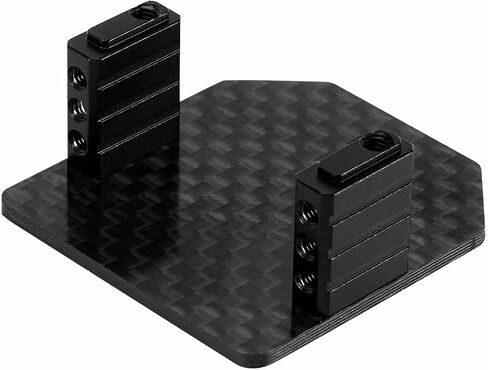 INJORA Carbon Fiber & Aluminum Servo Mount for 1/16 Arrma Mojave Grom 1/12 Losi Nascar in Kuwait