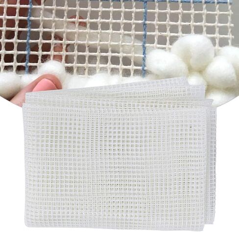 Rug Hooking Mesh, Crochet Rug Knitting Mesh Cloth Tools Embroidery Crafts for DIY Home Decoration and Handmade Crafts (Mesh Cloth 150 * 100cm) in Saudi Arabia