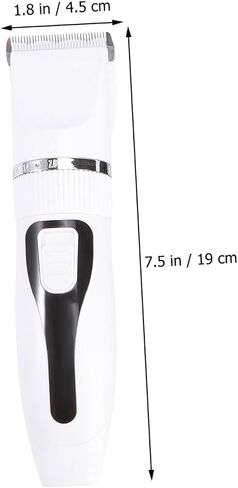 Toyvian Cordless Pet Hair Clipper Rechargeable Electric Grooming Trimmer with High Power Motor for Cats and Dogs Quiet Shaver with Precision Teeth Design for Ears Face and Random Color in Saudi Arabia