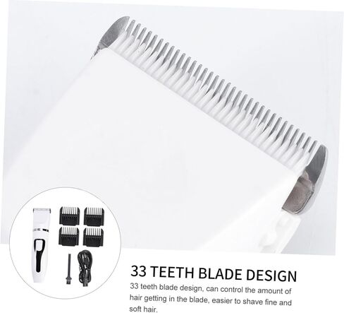Toyvian Cordless Pet Hair Clipper Rechargeable Electric Grooming Trimmer with High Power Motor for Cats and Dogs Quiet Shaver with Precision Teeth Design for Ears Face and Random Color in Saudi Arabia