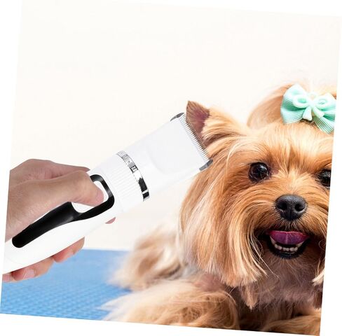 Toyvian Cordless Pet Hair Clipper Rechargeable Electric Grooming Trimmer with High Power Motor for Cats and Dogs Quiet Shaver with Precision Teeth Design for Ears Face and Random Color in Saudi Arabia