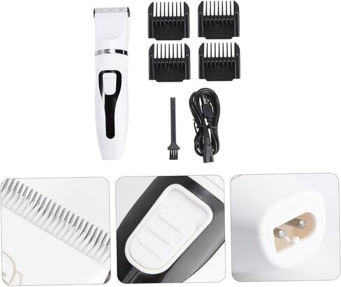 Toyvian Cordless Pet Hair Clipper Rechargeable Electric Grooming Trimmer with High Power Motor for Cats and Dogs Quiet Shaver with Precision Teeth Design for Ears Face and Random Color in Saudi Arabia
