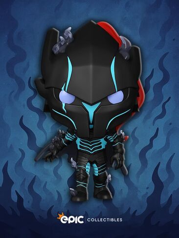أنيمي البوب: التسوية المنفردة - Igris كـ Shadow Soldier Vinyl Figure مجمعة مع حامي الصناديق متوافق مع Funko in Kuwait