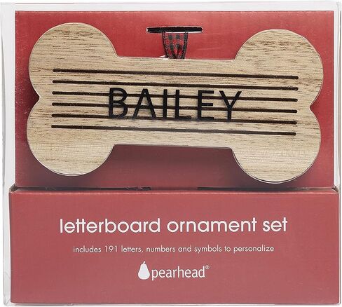 Pearhead Meowy Christmas Wooden Ornament, Pet Picture Frame Rustic Ornament, Cat Christmas Tree Ornament Keepsake in Kuwait
