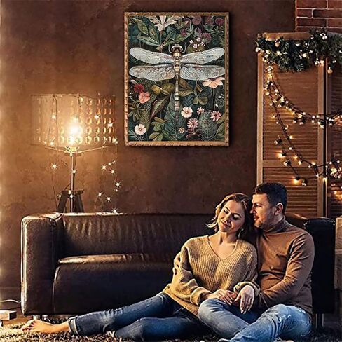 Starry Night Stamped Cross Stitch Kits for Adults - Lake Tree Embroidery Kits for Beginners Adults,11 CT Patterns Dimensions Counted Cross Stitch Kits for Adults Arts Craft 12x16 inch in Kuwait