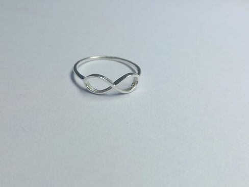 Infinity Love Knot Promise Ring New 925 Sterling Silver Plated Cute Band Stackable Wedding Bands Rings for Women Infinity Forever Love (6, Yellow Gold) in Saudi Arabia