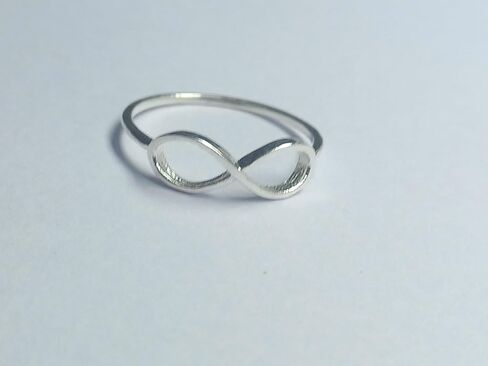 Infinity Love Knot Promise Ring New 925 Sterling Silver Plated Cute Band Stackable Wedding Bands Rings for Women Infinity Forever Love (6, Yellow Gold) in Saudi Arabia