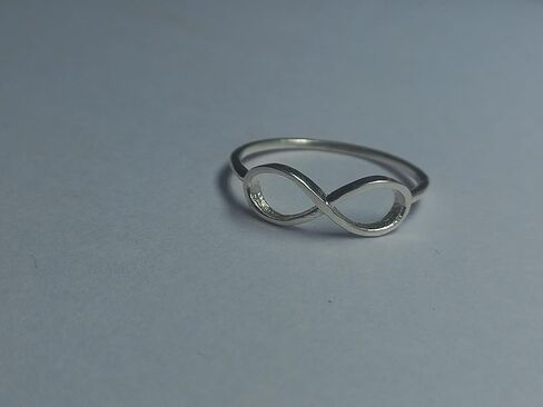Infinity Love Knot Promise Ring New 925 Sterling Silver Plated Cute Band Stackable Wedding Bands Rings for Women Infinity Forever Love (6, Yellow Gold) in Saudi Arabia