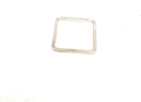 Littlejewel Square Square Silver Silver Ring 1.3mm SZ 7 in Saudi Arabia