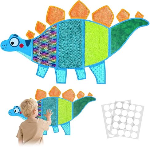 Sensory Wall Panel for Kids, 16 Pcs Assorted Textured Sensory Mats for Kids Room Wall Decor, Wall Stickers Decor for Classroom in Saudi Arabia