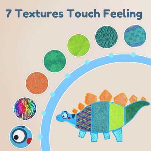 Sensory Wall Panel for Kids, 16 Pcs Assorted Textured Sensory Mats for Kids Room Wall Decor, Wall Stickers Decor for Classroom in Saudi Arabia