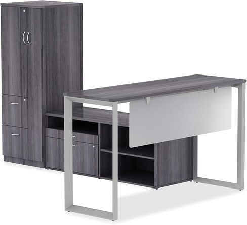 Lorell Relevance Series Charcoal Laminate Office Furniture in Saudi Arabia