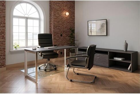 Lorell Relevance Series Charcoal Laminate Office Furniture in Saudi Arabia