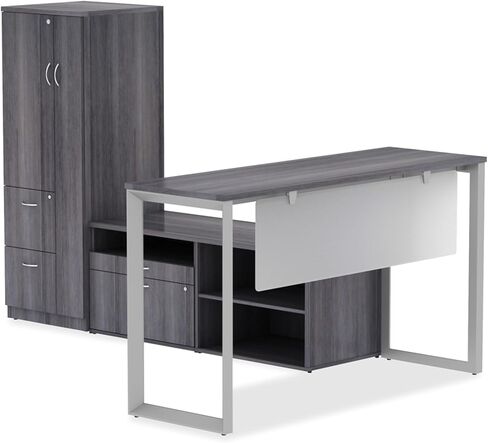 Lorell Relevance Series Charcoal Laminate Office Furniture in Saudi Arabia