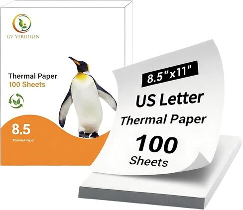 ورقة الطابعة الحرارية 8.5 × 11 بوصة ، ورق حراري 8.5 × 11 متوافق مع طابعة محمولة M08F-Letter ، M832 ، M834 ، MT800،100 SHIETs in Saudi Arabia