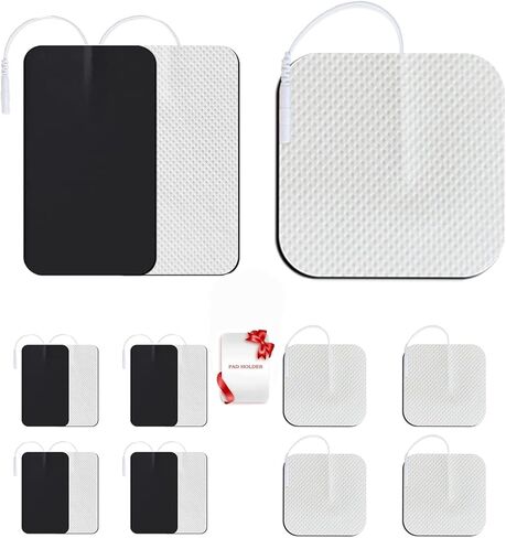 وسادات بديلة لوحدة TENS - عبوة مكونة من 10 مربعات قطب كهربائي كبيرة جدًا على شكل فراشة in Kuwait