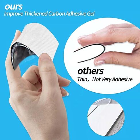 وسادات بديلة لوحدة TENS - عبوة مكونة من 10 مربعات قطب كهربائي كبيرة جدًا على شكل فراشة in Kuwait