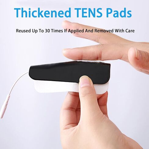 وسادات بديلة لوحدة TENS - عبوة مكونة من 10 مربعات قطب كهربائي كبيرة جدًا على شكل فراشة in Kuwait