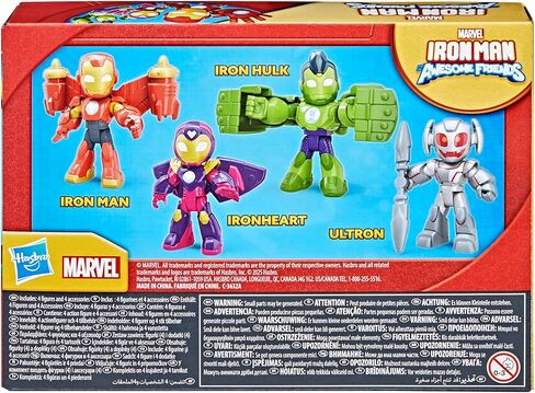 Iron Man وأصدقائه الرائعين Marvel Iron Armor Pack ، شخصيات الحركة 3 بوصات ، ألعاب الألعاب للبنين والبنات ، الذين تتراوح أعمارهم بين 3 سنوات (Amazon Exclusive) in Kuwait