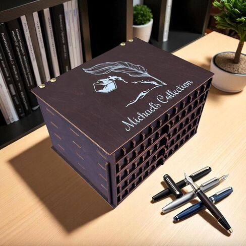 5 Tier Wooden Fountain Collection Collection Box - صندوق جامعي مخصص مع خيارات مقصورة مختلفة in Saudi Arabia