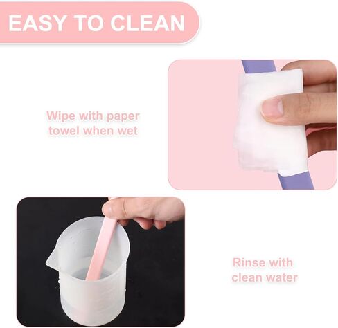 10 PCS Paint Stir Sticks, Reusable Silicone Stir Sticks, Blade Shaped Slimer Edges, Easy to Clean, Suitable for Resin, Epoxy, Liquid, Paint, DIY Crafts (Multiple Colors) in Saudi Arabia