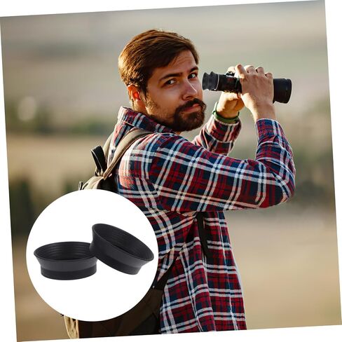 Healifty Rubber Microscope EyeCup 30mm Bore Eye Custs Shield SHIELD لـ 29-31mm Microscopes in Kuwait