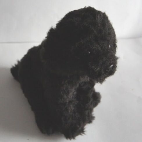 Black Golden Doodle 12" Plush Toy Dog Plushie Can Be Personalized & Customized With An Engraved Tag, Collar and Stunning Gift Wrap in Kuwait