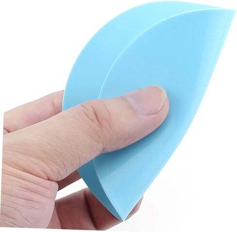 5pcs السيليكون فن الأظافر الخلط لوحة صينية الطلاء خفيفة الوزن لمزج ألوان هلام التصميم غير الماصة لمستحضرات التجميل DIY فن الظفر الأسود الورود الأحمر الأرجواني الأزرق in Kuwait