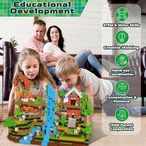 300PCS Magnetic Blocks - Magnetic Building Blocks, Stacking Magnet Cubes Toys, STEM Montessori Sensory Game Toys for Kids Boys and Girls Ages 3 4 5 6 7 8 Birthday Gifts in Saudi Arabia