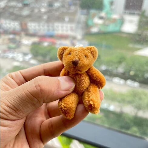 Personalized Mini Stuffed Bear in a Tin Plush Pocket Bear for Anti Anxiety Stress Worry Christmas Baby Shower Friend Birthday Supplies Gift (Style 2) in Saudi Arabia
