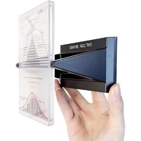 لوحة Galton ، نموذج مظاهرة الاحتمالات المكتبية مع منحنى الجرس ، أداة تجربة القانون الإحصائية الفعالة ، أداة تدريس فيزياء المختبر للتوزيع العشوائي in Kuwait