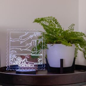 Salto angel LED Lamp Canaima Park Venezuela in Kuwait