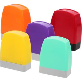 5pcs DIY Seal Material Kit Blank Stamp Cases Thick Photosensitive Pad for Crafting Stamps and Seals in Kuwait