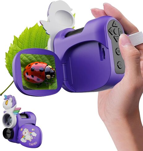 1600X Handheld Microscope for Kids 2" IPS Screen Kit Mini Pocket Digital Microscopes STEM Science with Slides Photo Video Rechargeable Portable Scope Gift for Ages 6-12 (Green) in Saudi Arabia
