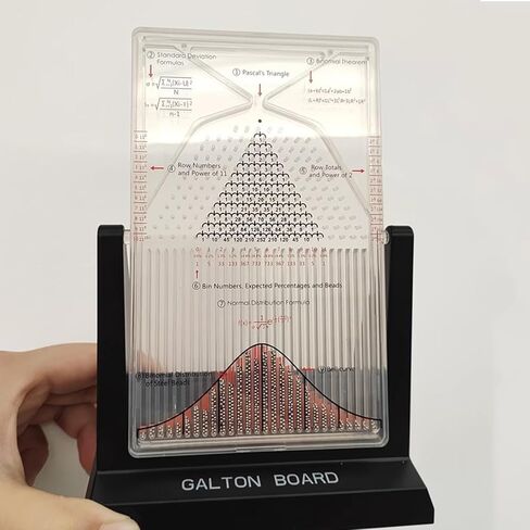 لوحة Galton ، نموذج مظاهرة الاحتمالات المكتبية مع منحنى الجرس ، أداة تجربة القانون الإحصائية الفعالة ، أداة تدريس فيزياء المختبر للتوزيع العشوائي in Kuwait