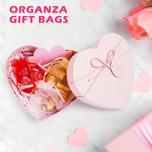ANZNKU 50 Pack White Orgricza Bags 3 × 4 بوصة ، حقيبة هدايا صغيرة شبكية. in Kuwait