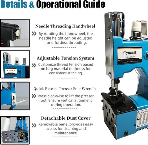 أكياس خياطة الآلات الكهروضوئية آلة خياطة الأكياس المحمولة 2S/حقيبة ، أكياس أكياس أكياس الصرف الصحي الأوتوماتيكي أكياس الأكياس الأوتوماتيكية للأكياس الأوتار الأكياس الأكياس الأكياس الأكياس الأكياس الجوت in Kuwait