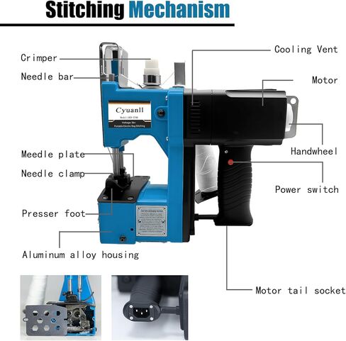 أكياس خياطة الآلات الكهروضوئية آلة خياطة الأكياس المحمولة 2S/حقيبة ، أكياس أكياس أكياس الصرف الصحي الأوتوماتيكي أكياس الأكياس الأوتوماتيكية للأكياس الأوتار الأكياس الأكياس الأكياس الأكياس الأكياس الجوت in Kuwait