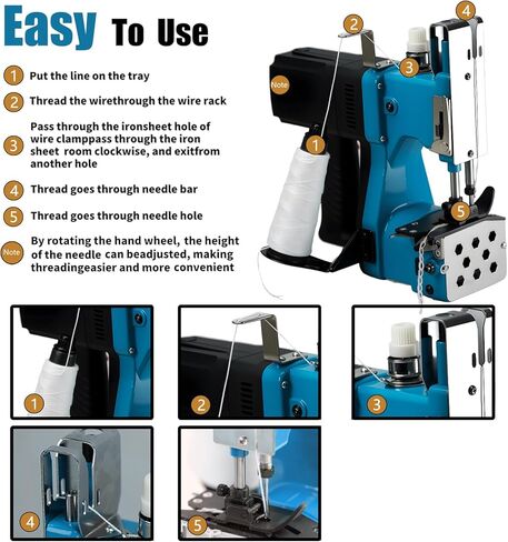 أكياس خياطة الآلات الكهروضوئية آلة خياطة الأكياس المحمولة 2S/حقيبة ، أكياس أكياس أكياس الصرف الصحي الأوتوماتيكي أكياس الأكياس الأوتوماتيكية للأكياس الأوتار الأكياس الأكياس الأكياس الأكياس الأكياس الجوت in Kuwait