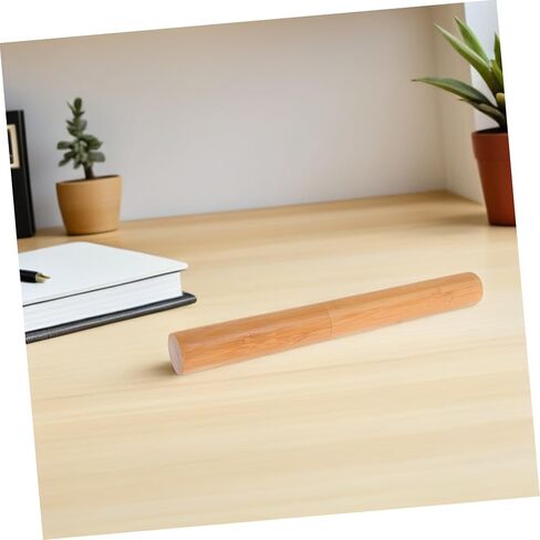أنبوب تخزين مستند Stobok Bamboo: حاملة ملصقات ماءة ماء أسطواني ، أنبوب بريدي بريدي للرسومات الفنية in Saudi Arabia