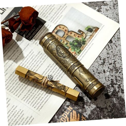 Metal Wish Paper Holder Tube for Wishing Decorative Round Wishing Paper Storage Creative for Couples Friends and Students Stylish Home Decoration in Kuwait