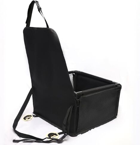 Dog Car Seats for Small Dogs,Pet Car Booster Seat with ，Frame Walls Extra Stable Waterproof Dog Box for Back and Front Seat,for Pet Up to 15 lbs in Kuwait