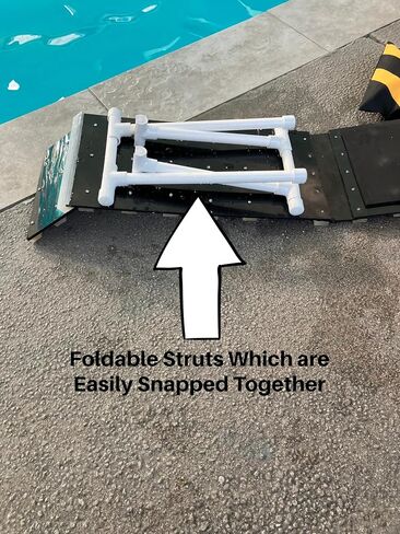 KHTS6310® Small Dog Pool Fun & Safety Ramp - The Original Made in USA in Saudi Arabia